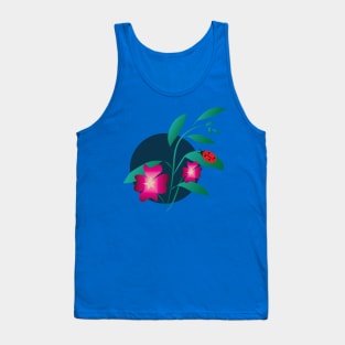 Flowers and the Moon Tank Top